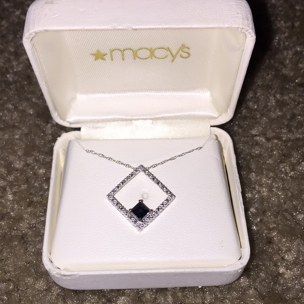 Macy’s Sapphire necklace